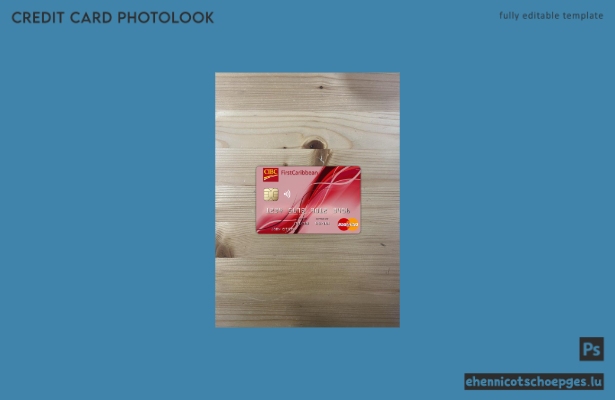 Bahamas FirstCaribbean International Bank Mastercard Photolook Beispielvorschau